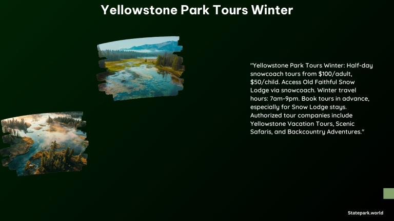 Yellowstone Park Tours Winter