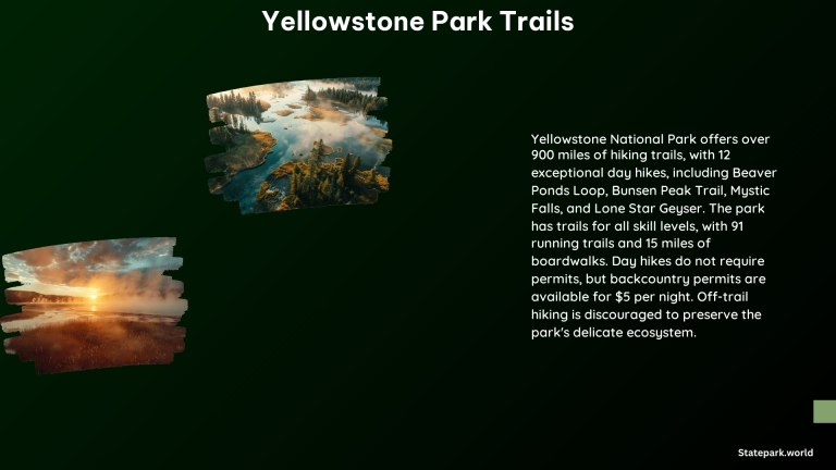 Yellowstone Park Trails