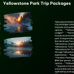 Yellowstone Park Trip Packages