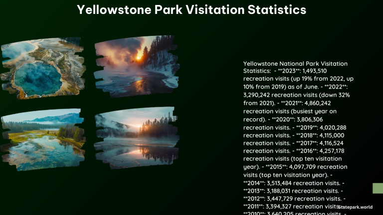 Yellowstone Park Visitation Statistics