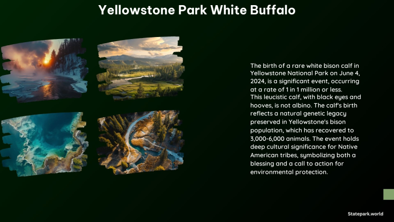 Yellowstone Park White Buffalo