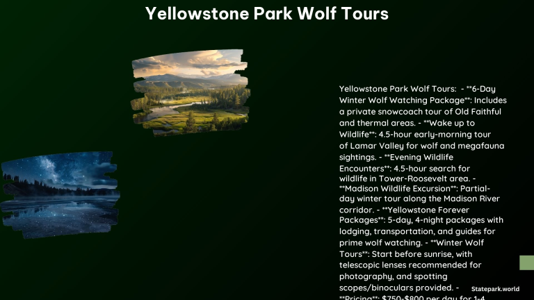 Yellowstone Park Wolf Tours