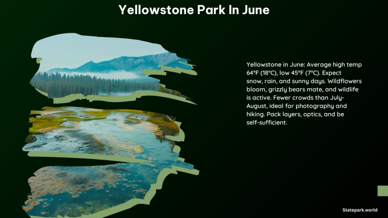 Yellowstone Park in June