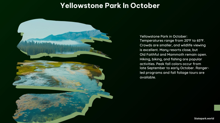 Yellowstone Park in October