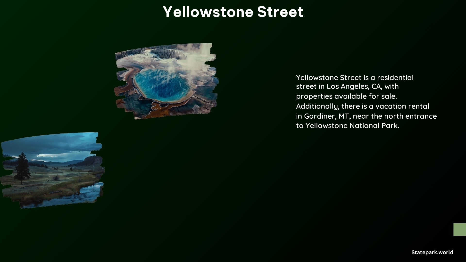 Yellowstone Street