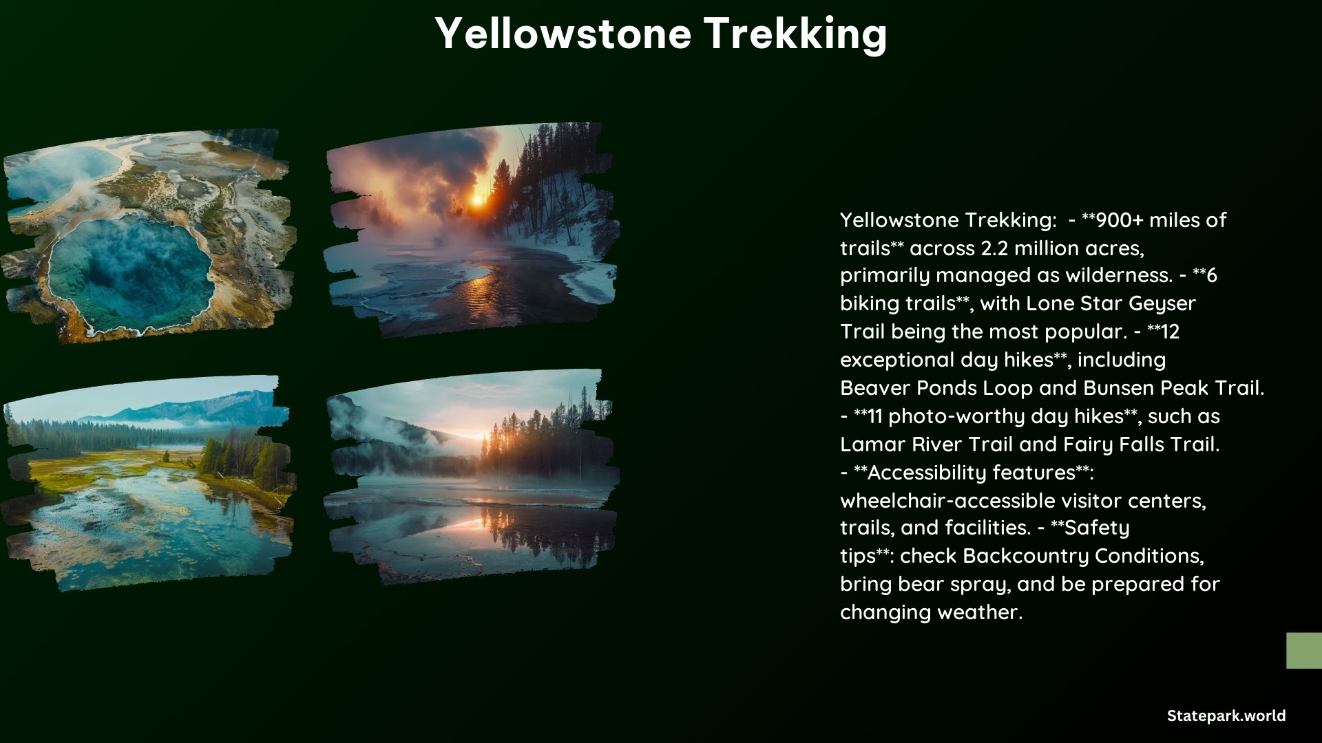 Yellowstone Trekking