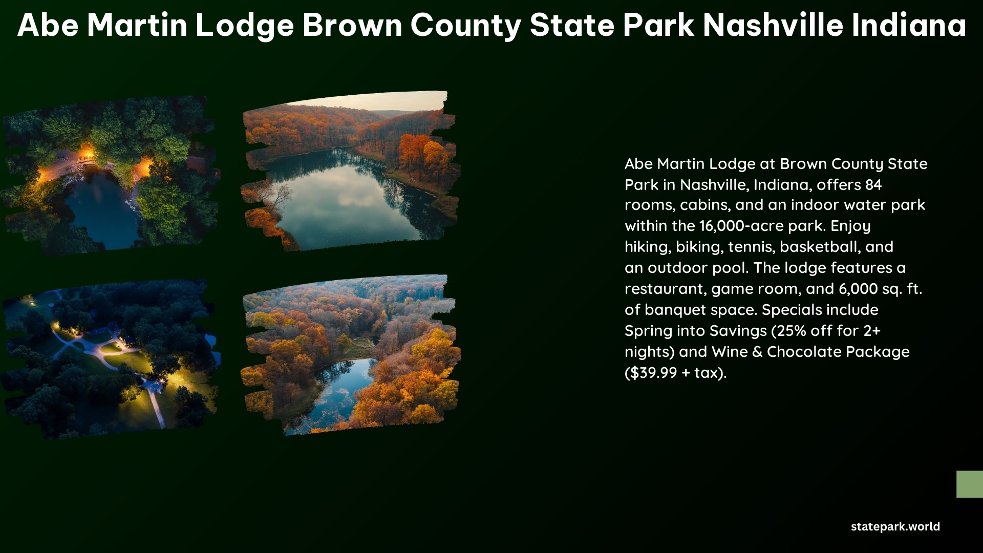 Abe Martin Lodge Brown County State Park Nashville Indiana