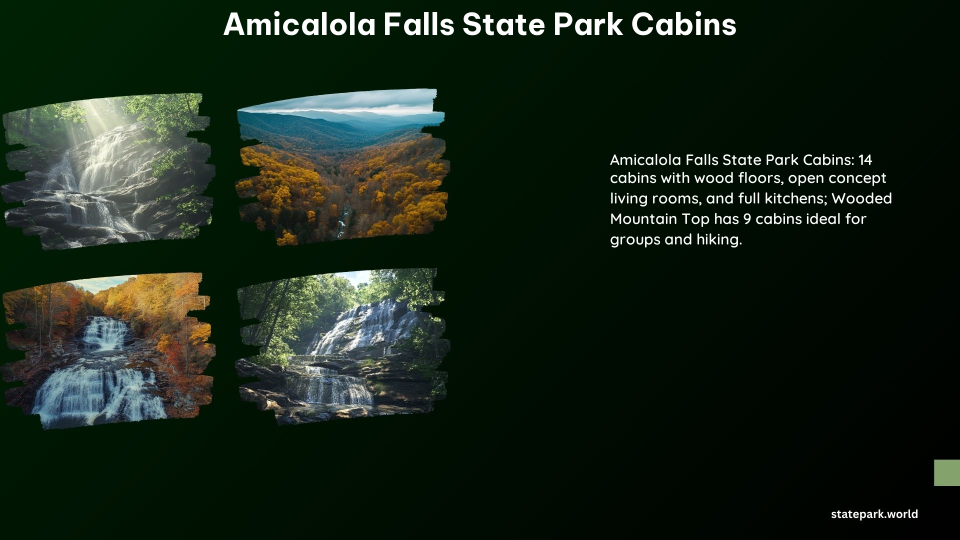 Amicalola Falls State Park Cabins