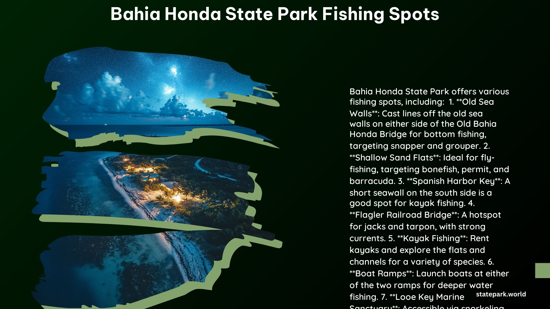 Bahia Honda State Park Fishing Spots