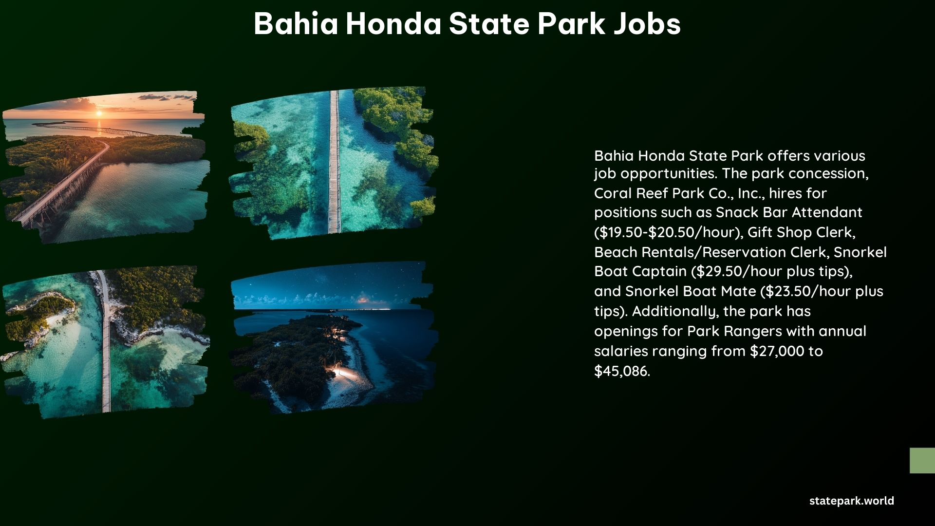 Bahia Honda State Park Jobs