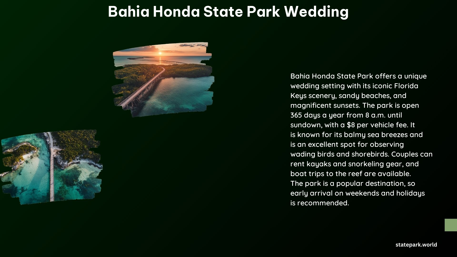 Bahia Honda State Park Wedding