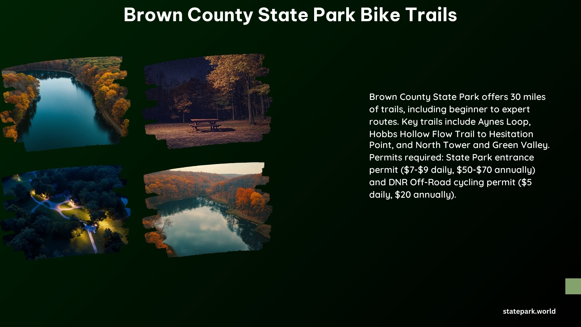 Brown County State Park Bike Trails