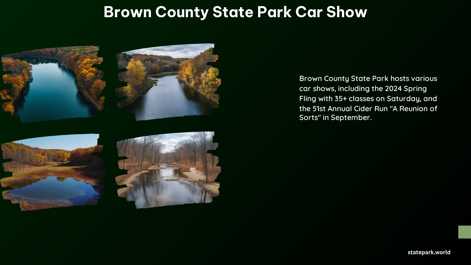 Brown County State Park Car Show