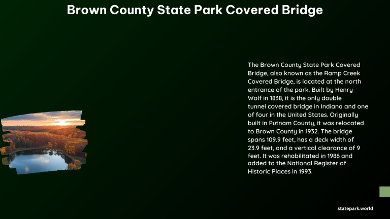 Brown County State Park Covered Bridge