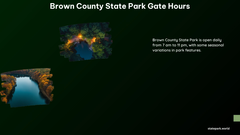 Brown County State Park Gate Hours