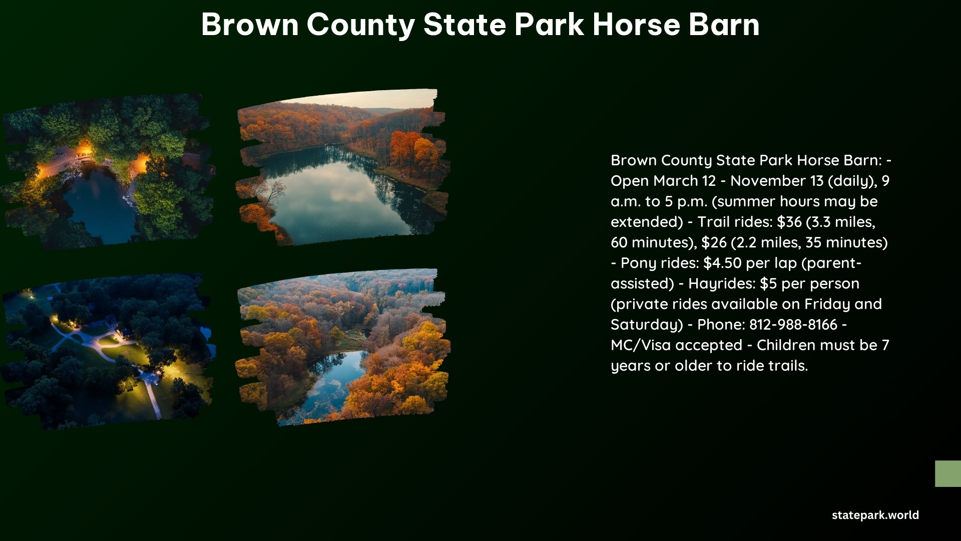 Brown County State Park Horse Barn