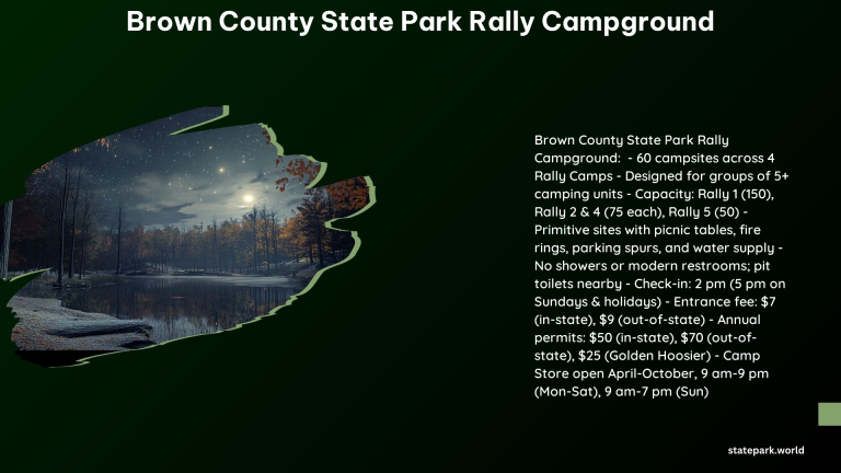 Brown County State Park Rally Campground