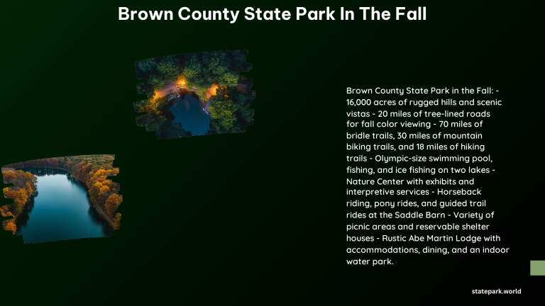 Brown County State Park in the Fall