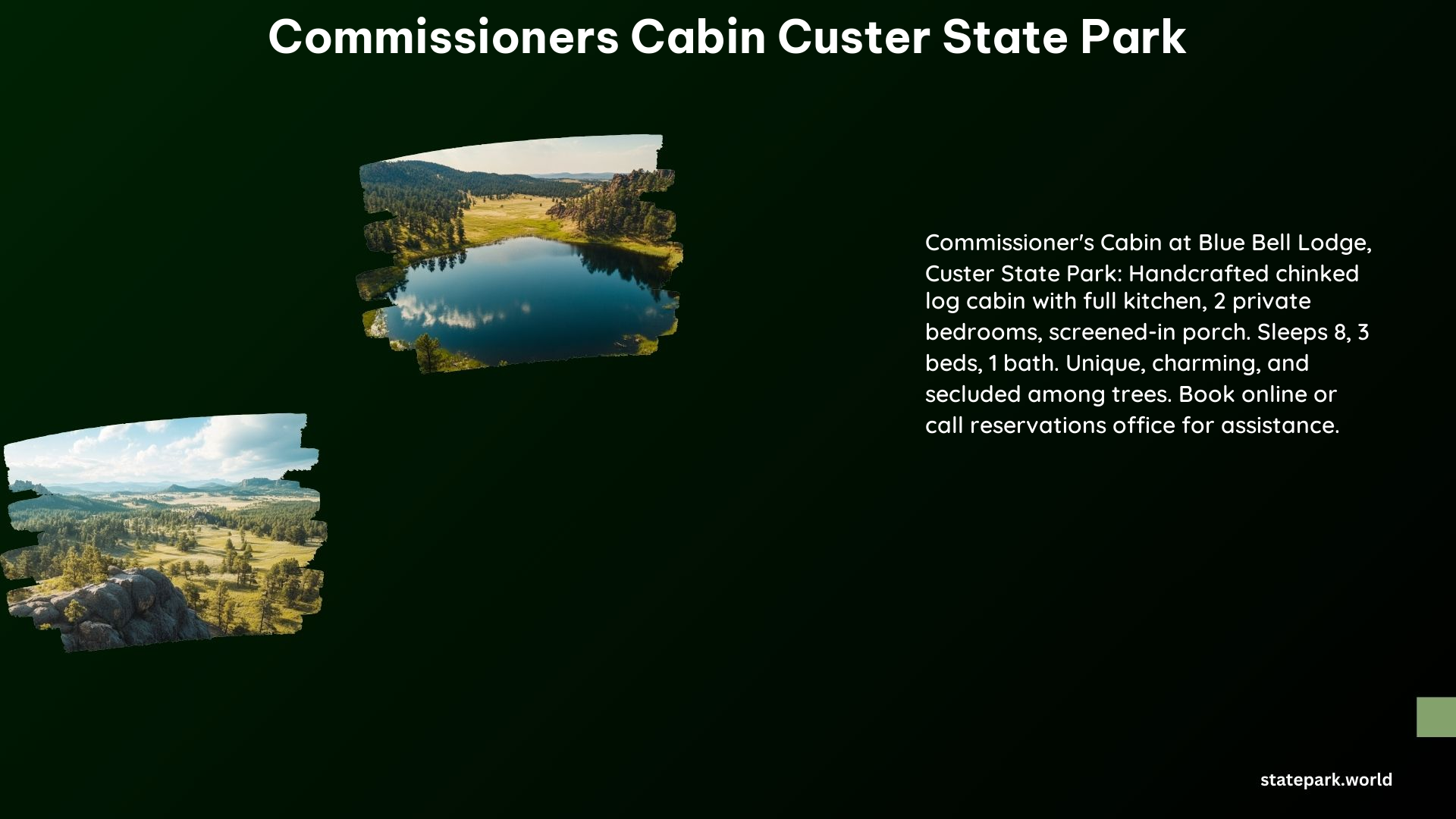 Commissioners Cabin Custer State Park