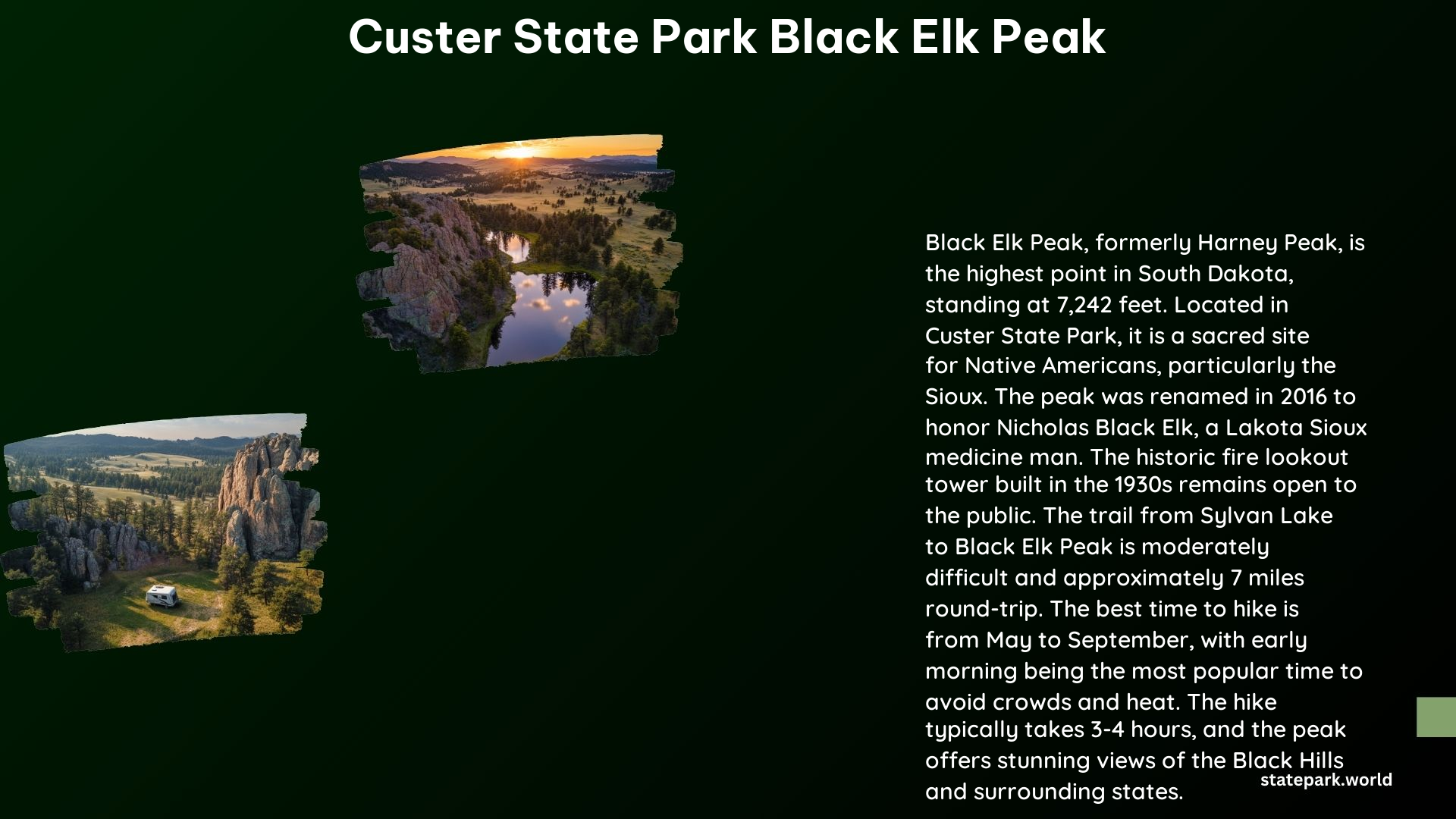 Custer State Park Black Elk Peak