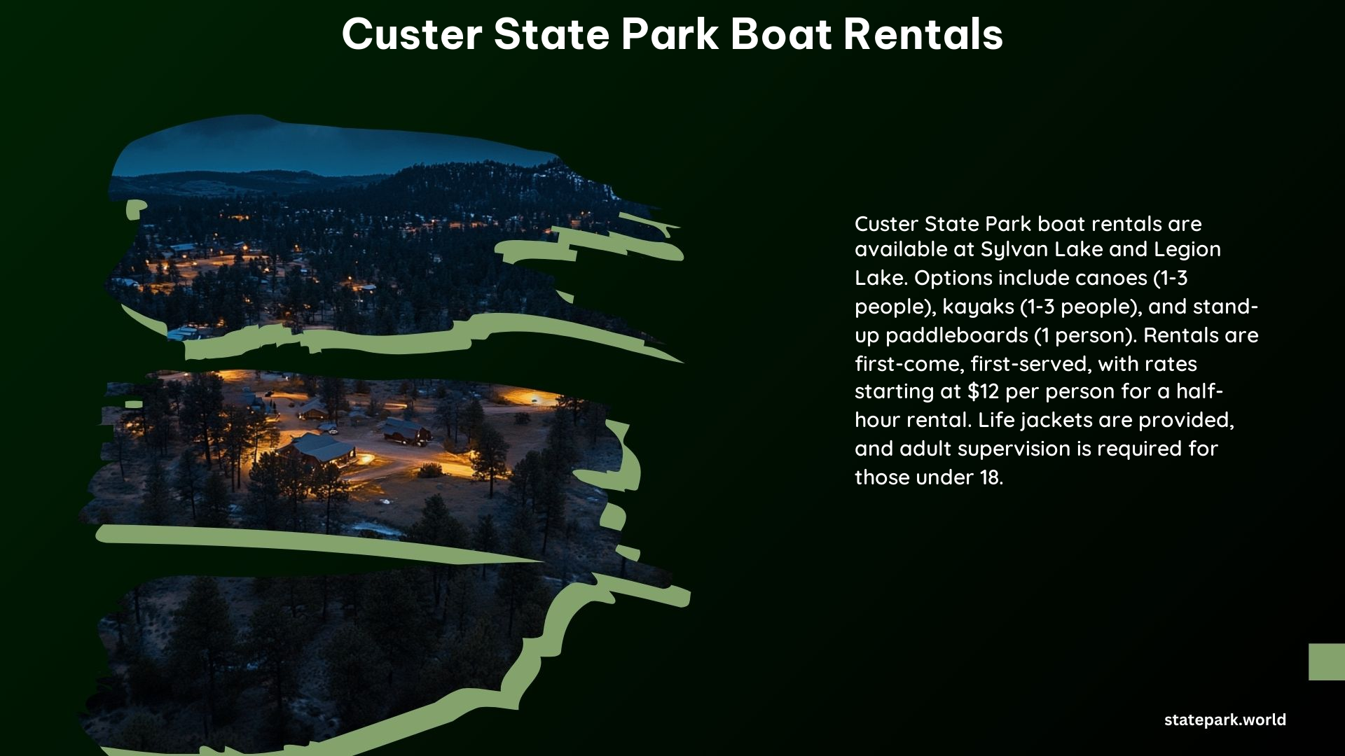 Custer State Park Boat Rentals