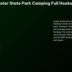 Custer State Park Camping Full Hookups 1