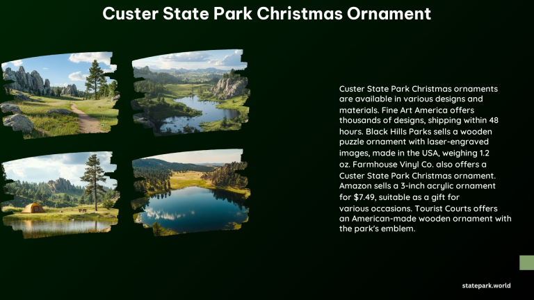 Custer State Park Christmas Ornament