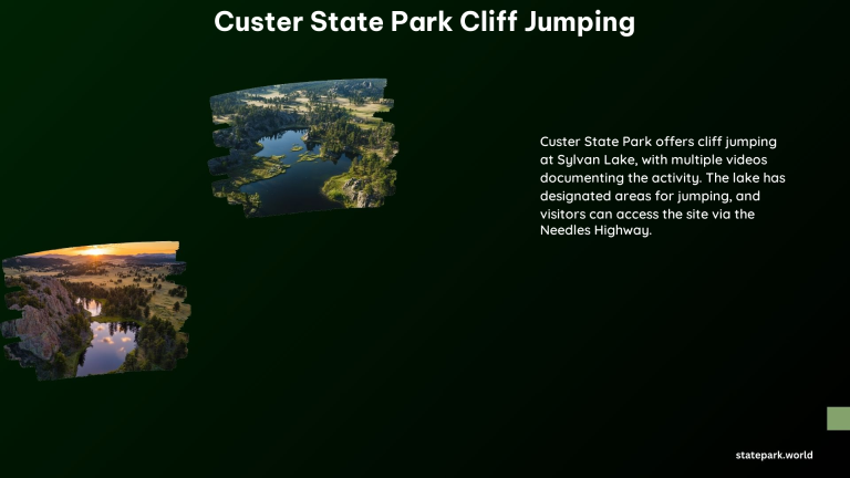 Custer State Park Cliff Jumping