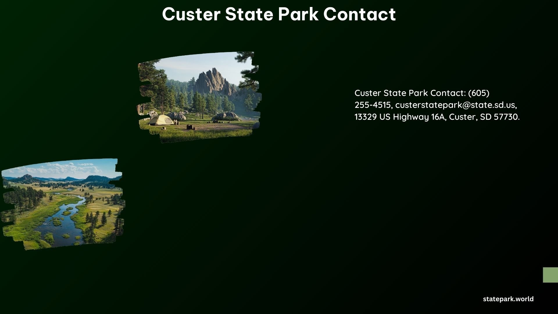 Custer State Park Contact