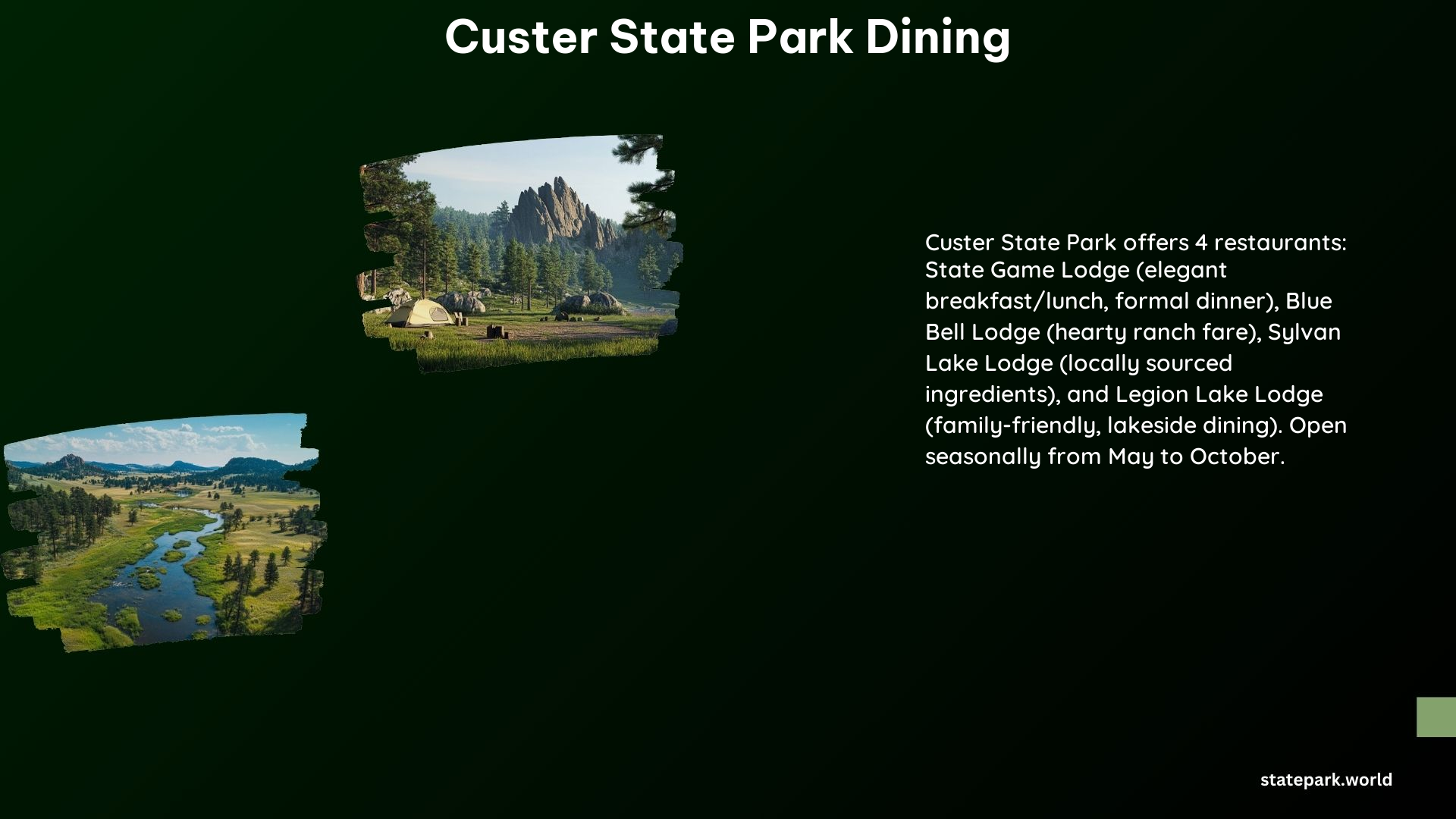 Custer State Park Dining