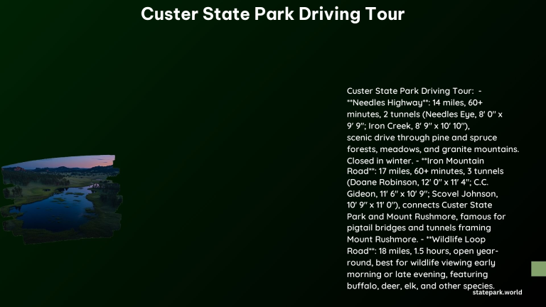 Custer State Park Driving Tour