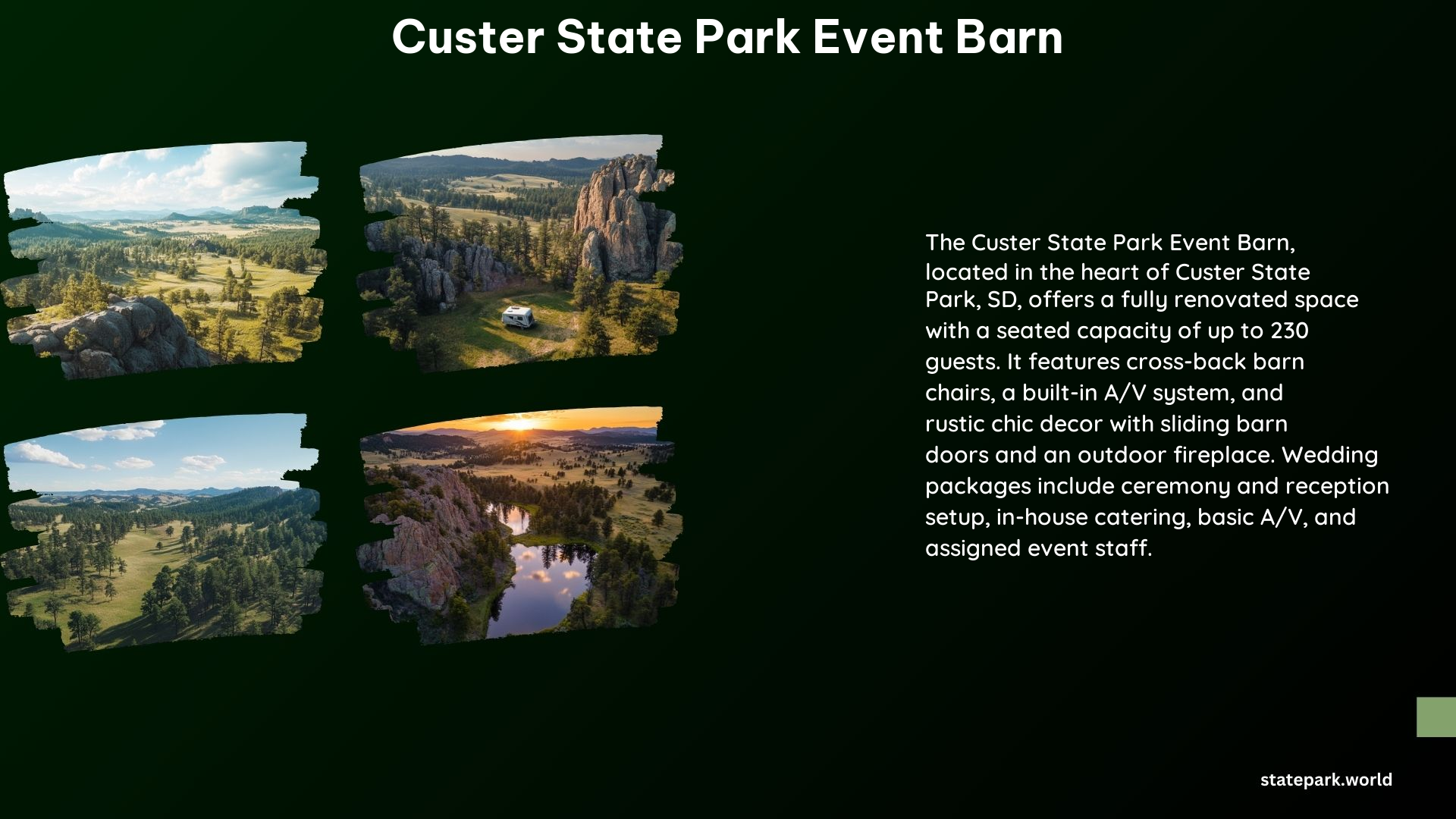 Custer State Park Event Barn