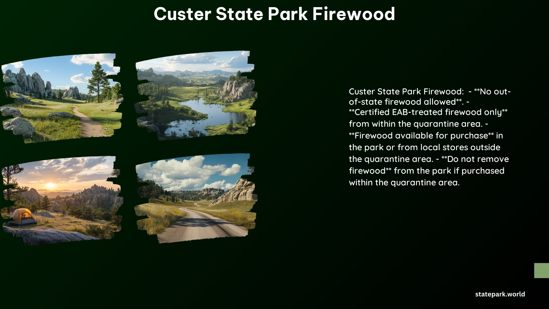 Custer State Park Firewood