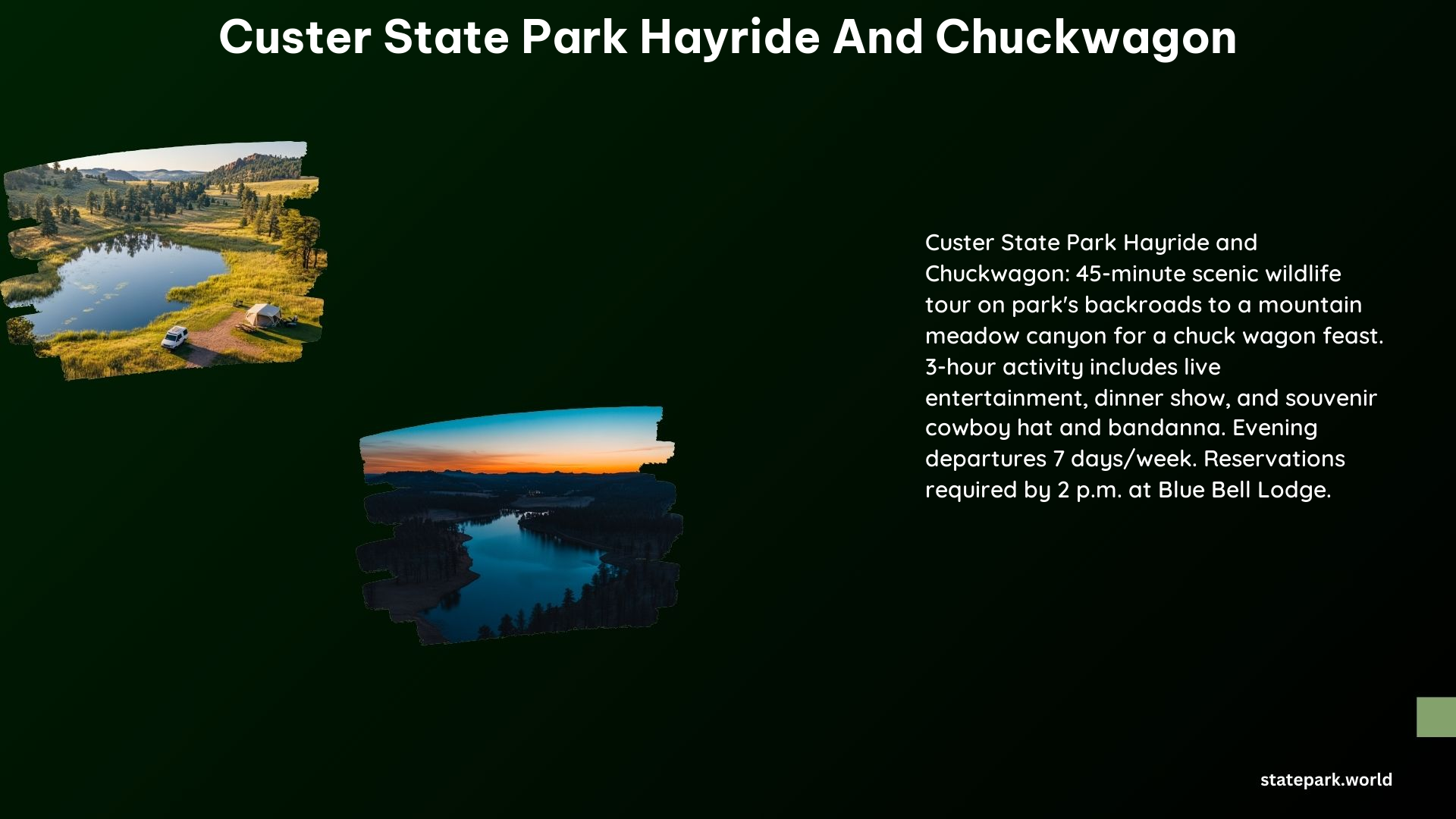 Custer State Park Hayride and Chuckwagon