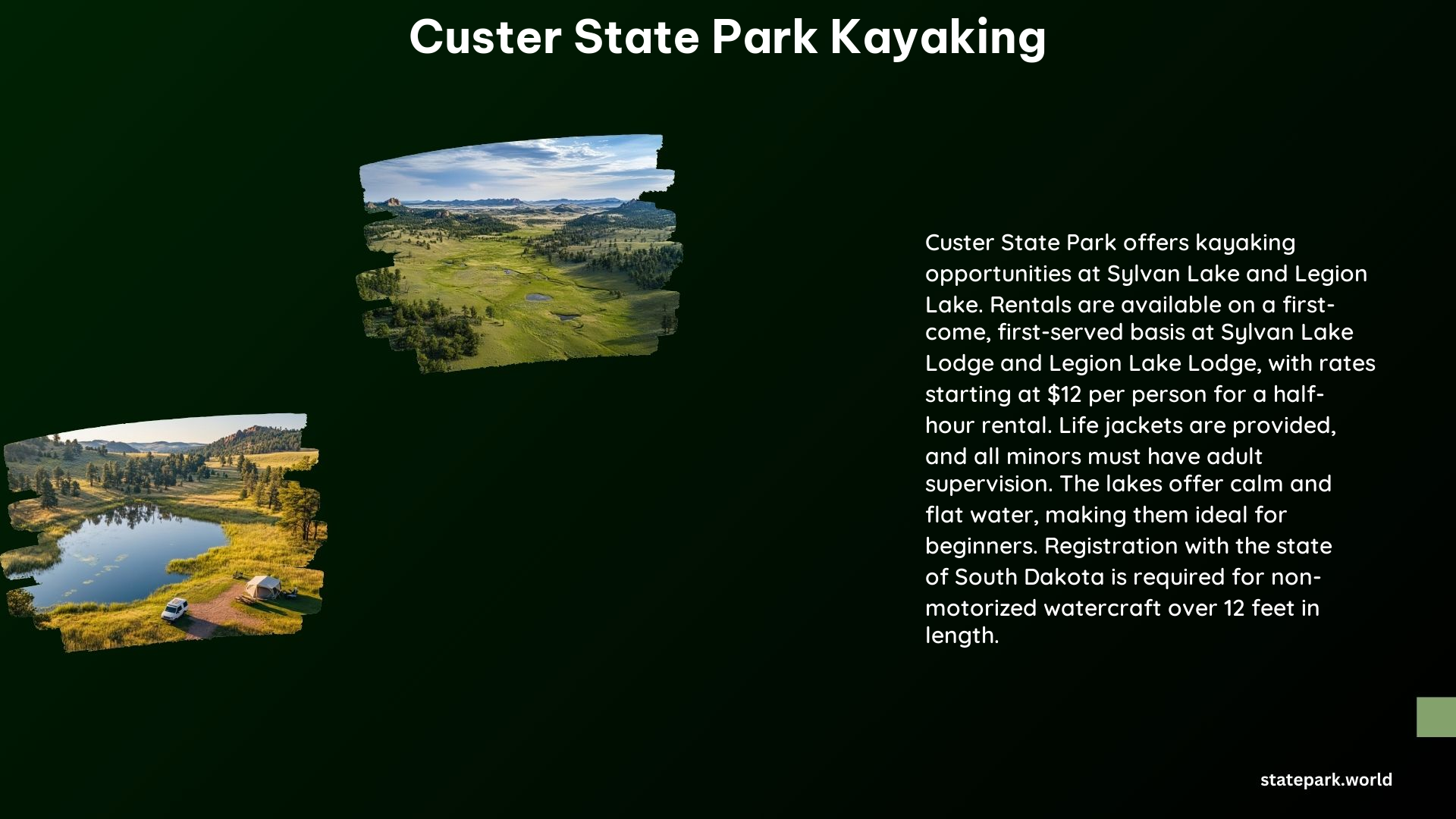 Custer State Park Kayaking