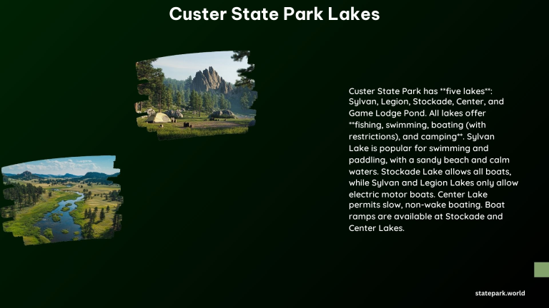 Custer State Park Lakes