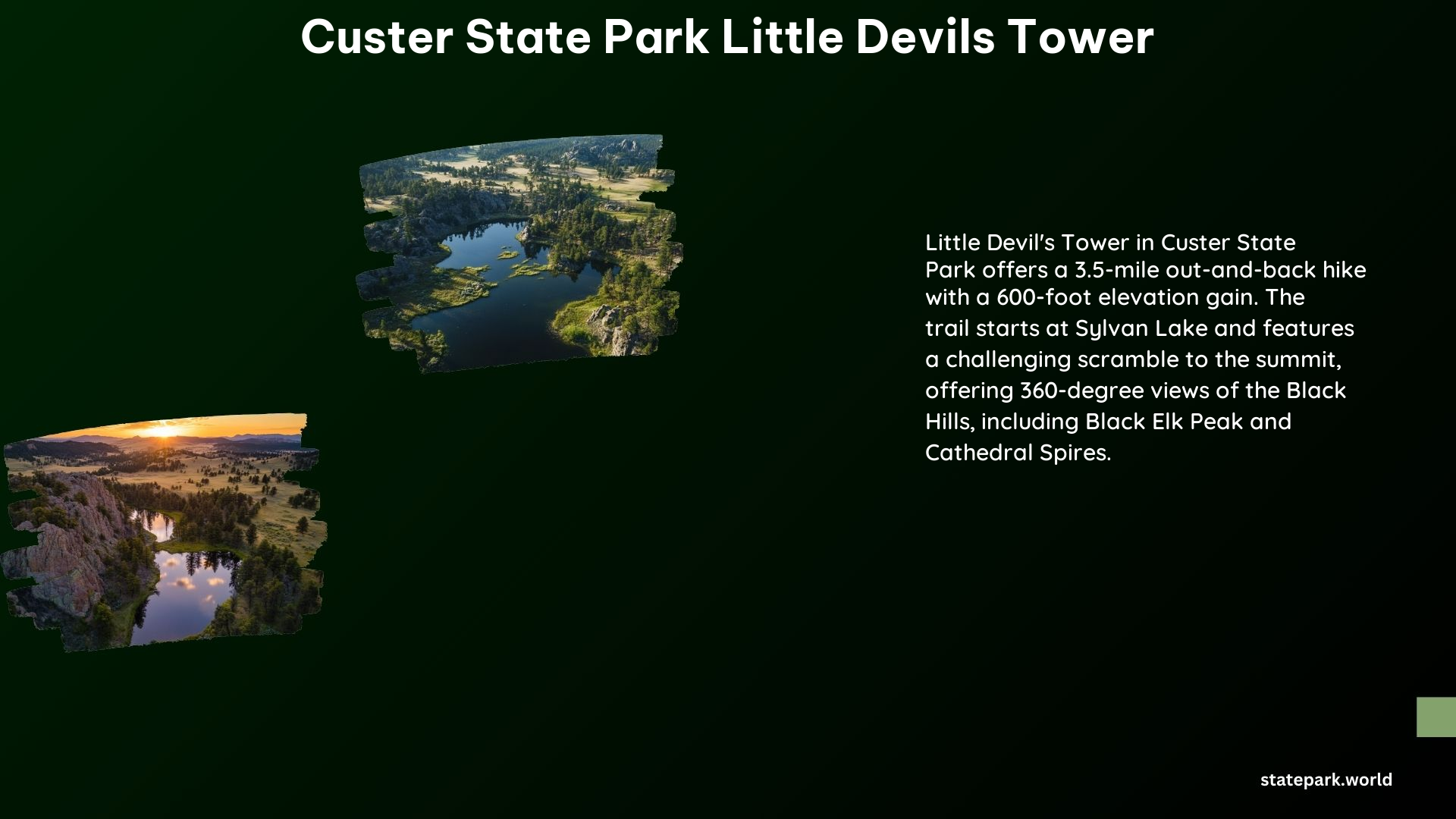 Custer State Park Little Devils Tower