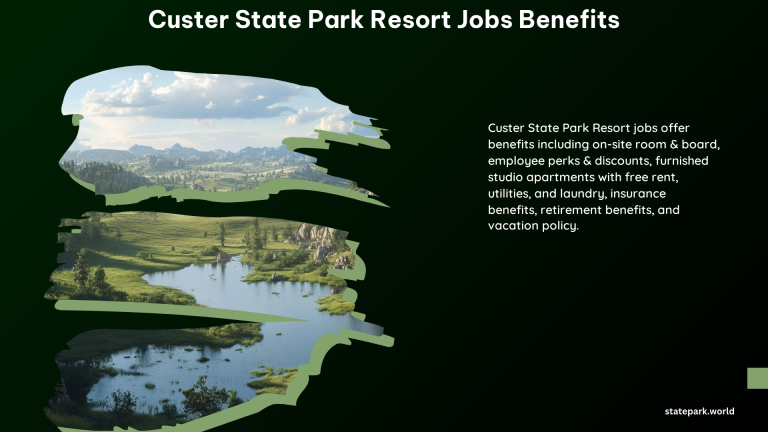 Custer State Park Resort Jobs Benefits