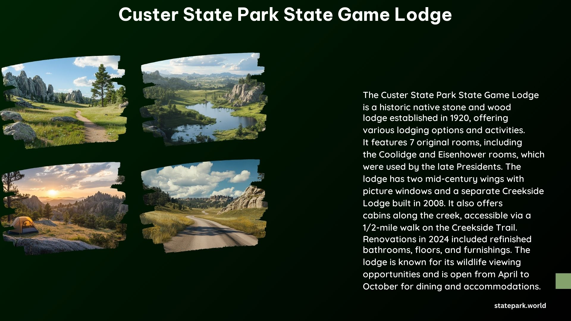 Custer State Park State Game Lodge