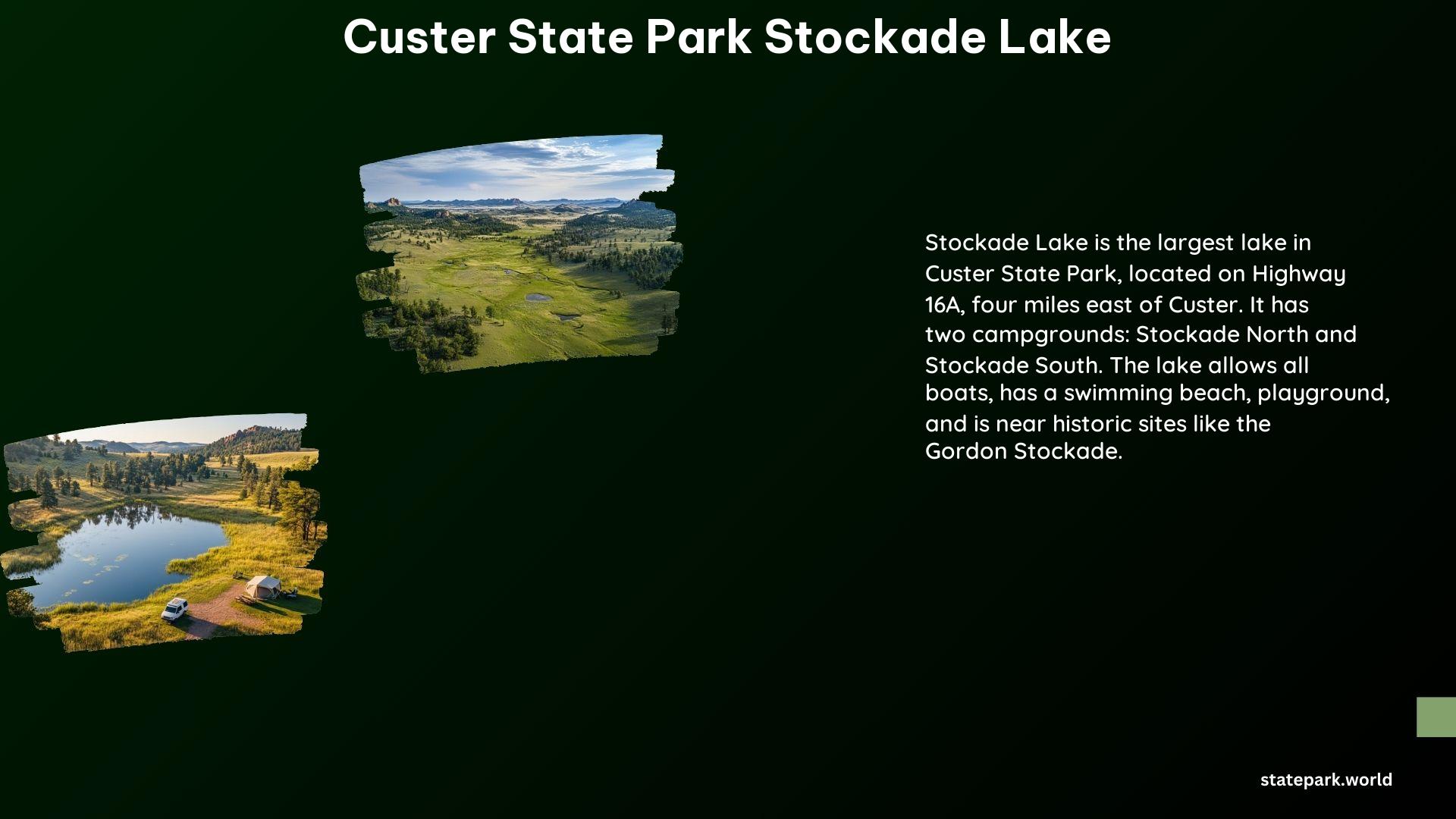 Custer State Park Stockade Lake