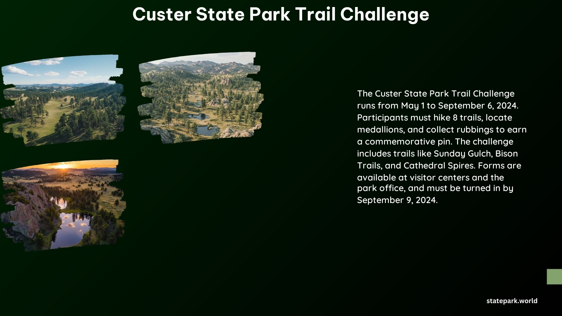 Custer State Park Trail Challenge