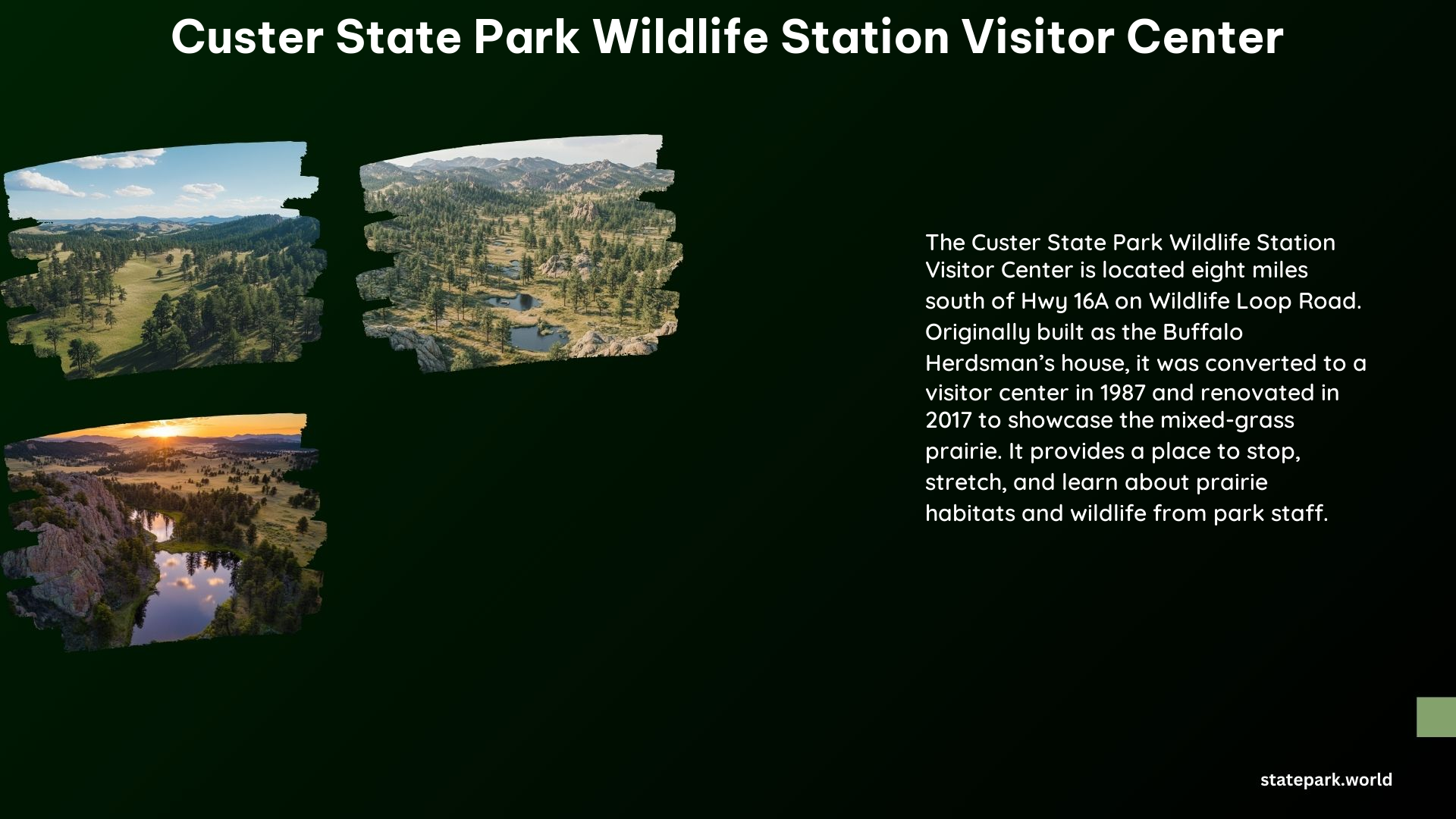 Custer State Park Wildlife Station Visitor Center