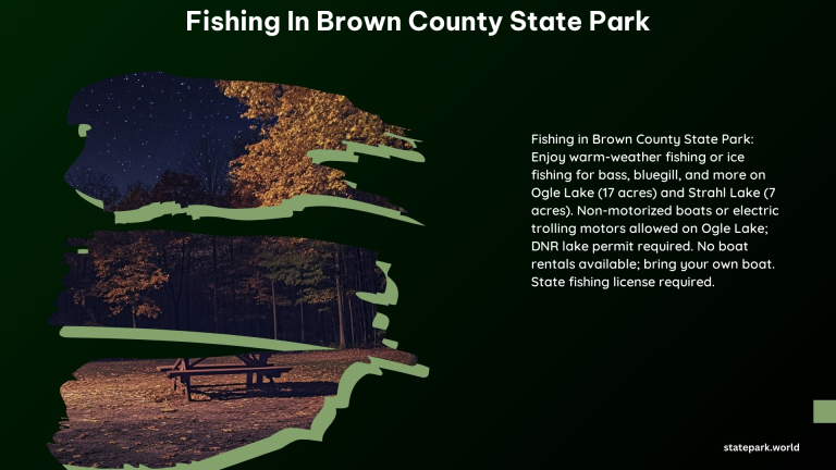 Fishing in Brown County State Park