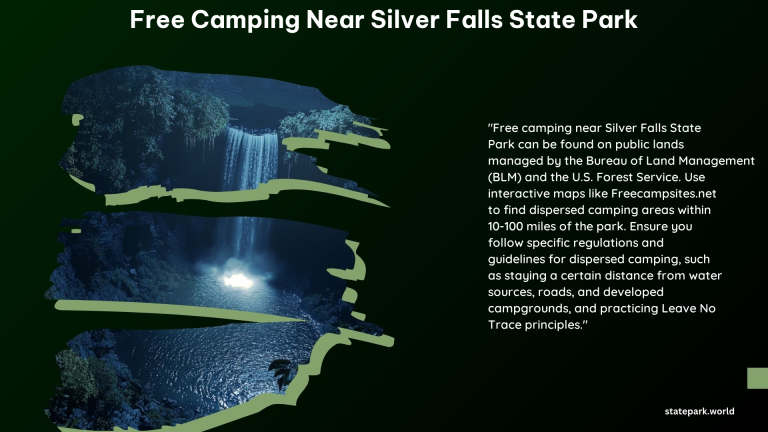 Free Camping Near Silver Falls State Park