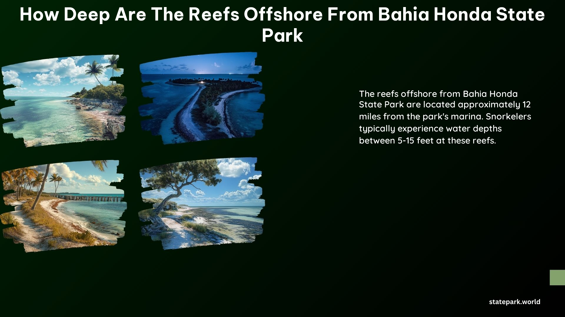 How Deep Are the Reefs Offshore From Bahia Honda State Park