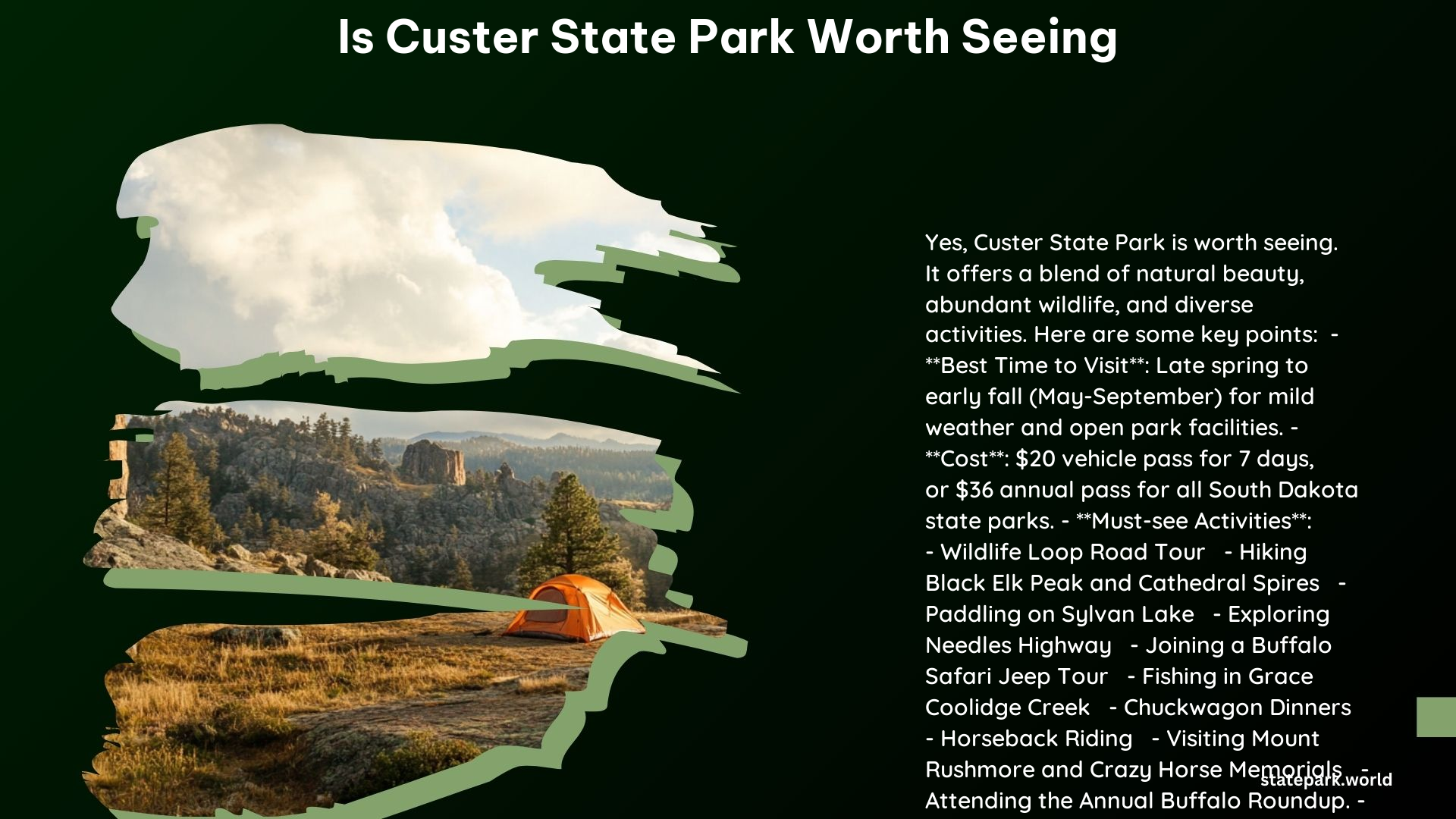 Is Custer State Park Worth Seeing