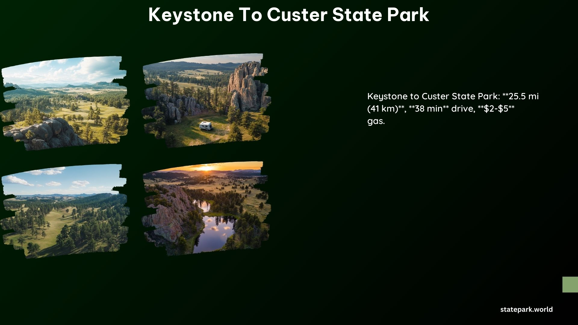 Keystone to Custer State Park