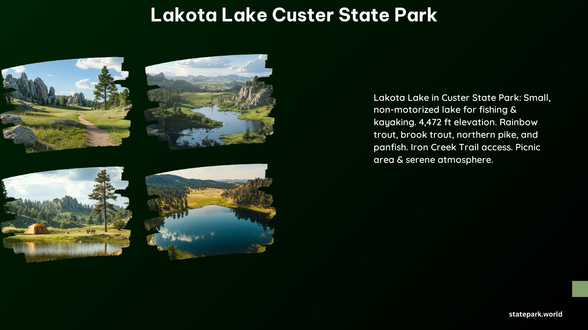 Lakota Lake Custer State Park