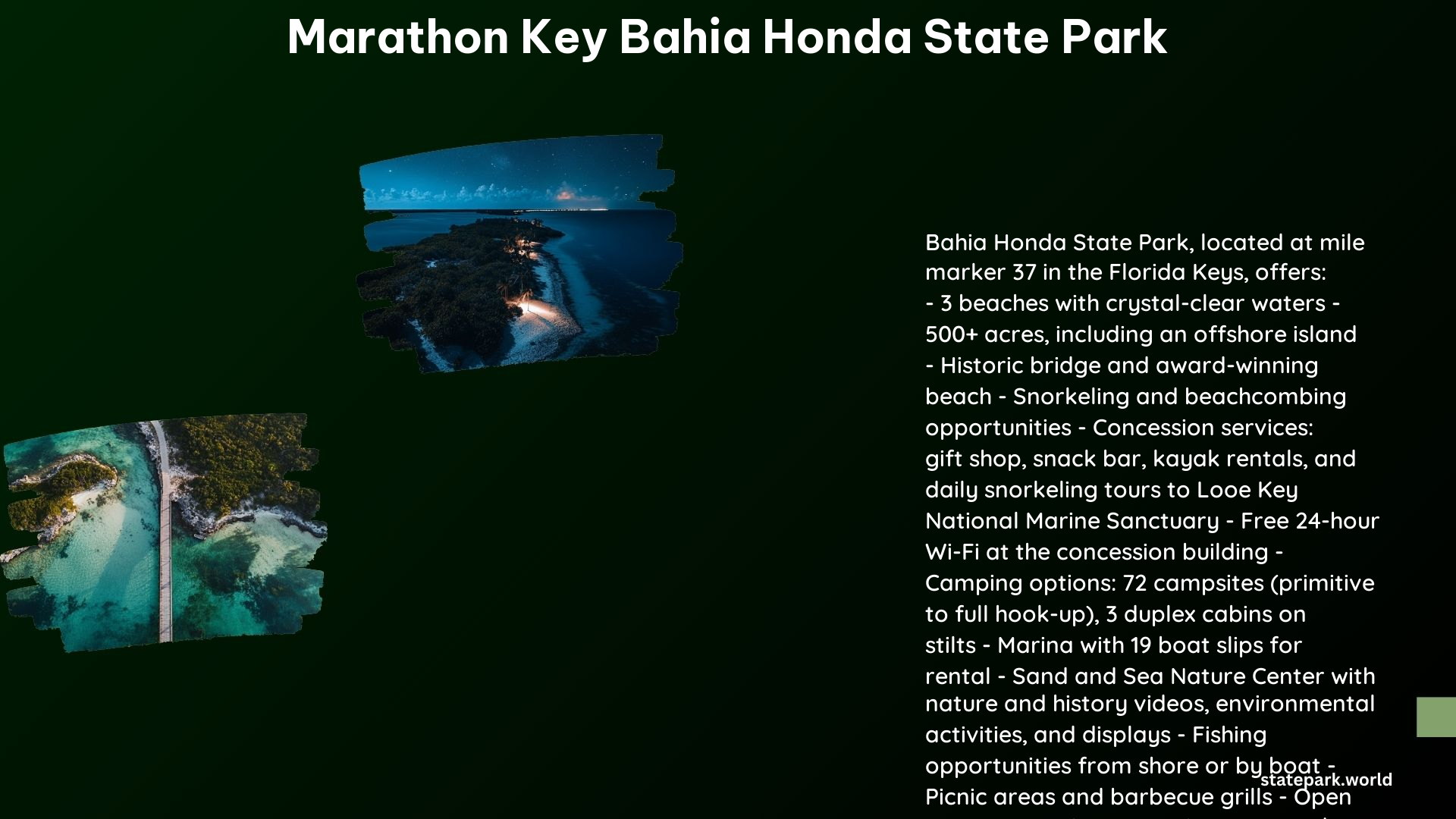 Marathon Key Bahia Honda State Park