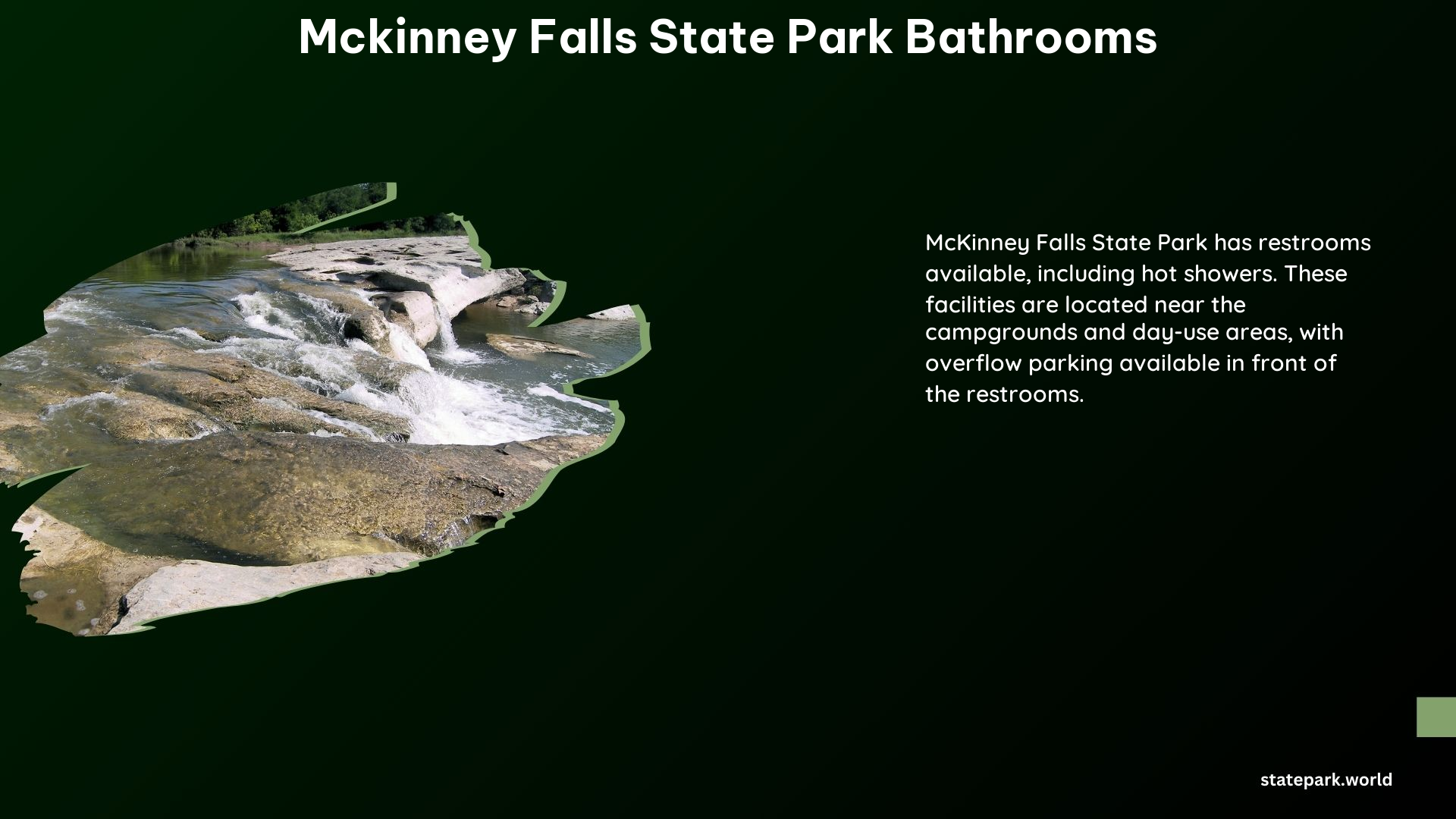 McKinney Falls State Park Bathrooms